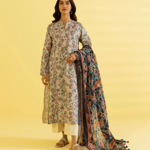SAPPHIRE 3PDY23ZV319R Printed Lawn Suit